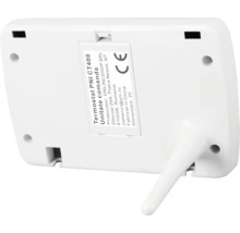 Partea din spate a termostatului de cameră alb PNI CT400