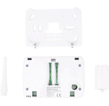 Termostat PNI CT36 cu baterii și compartimentul bateriei deschis