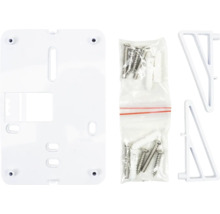 Placă de montaj, șuruburi și suporturi pentru rafturi