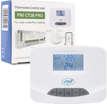 Unitate de control termostat PNI CT28 PRO pentru încălzire prin pardoseală cu apă