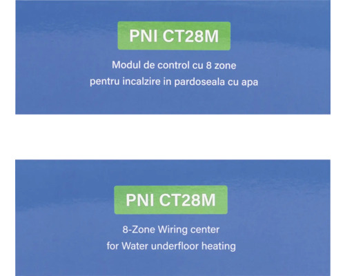 PNI CT28M Modul de control cu 8 zone pentru incalzire in pardoseala cu apa