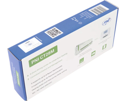 Distribuitor PNI CT28M pentru încălzire prin pardoseală în ambalaj