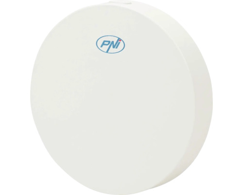 Logo PNI pe un obiect rotund alb