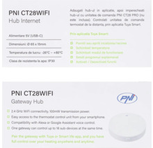 Informații despre hub-ul de internet PNI CT28WIFI