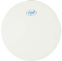 Logo PNI pe o antenă satelit