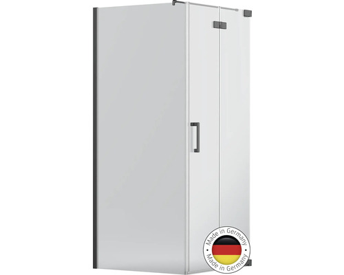 Cabină de duș cu uși de sticlă și sigiliul Fabricat în Germania