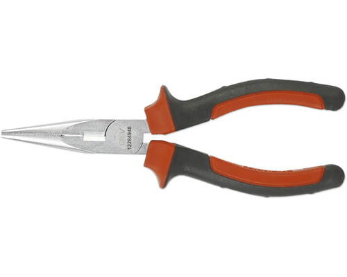 Clește plat cu fălci lungi, conice și mânere izolate