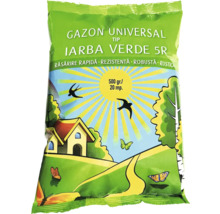 Pachet de semințe de gazon universal, 500 de grame, suficient pentru 20 de metri pătrați