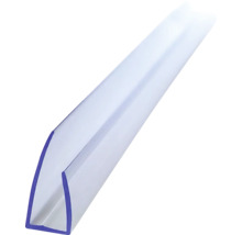 Garnitură de duș din plastic pentru uși de sticlă în baie.
