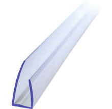 Garnitură transparentă pentru duș din plastic în formă de U pentru uși de duș din sticlă.