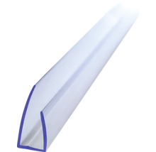 Garnitură de duș din plastic sub formă de profil U pentru cabine de duș din sticlă.