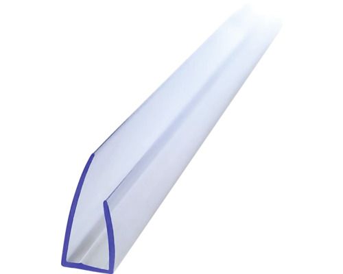 Garnitură de duș din plastic sub formă de profil U pentru cabine de duș din sticlă.