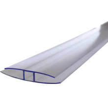 Profil H transparent din plastic pentru plăci celulare.