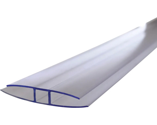 Profil H transparent din plastic pentru plăci celulare.