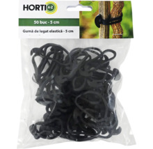 Pachet cu 50 de legături elastice pentru plante cu lungimea de 5 cm