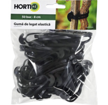 Pachet cu 50 de bucăți, legături elastice de grădină, lungime 8 cm