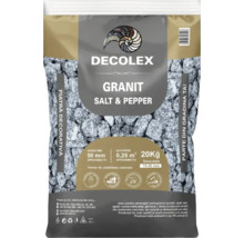 Pietre decorative Dekolex Granit Salt and Pepper într-un ambalaj de 20 kilograme