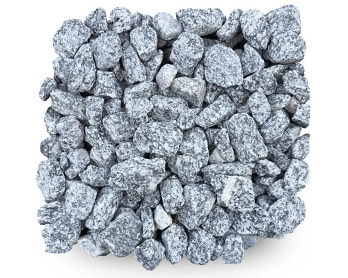 Pietriș decorativ gri pentru amenajarea grădinii