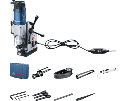 Mașină de găurit magnetică Bosch cu accesorii