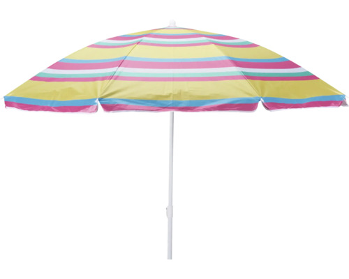 Umbrelă de plajă cu model cu dungi
