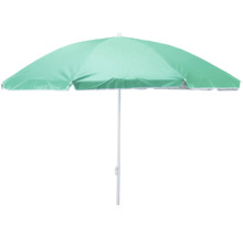 Umbrelă de plajă deschisă cu suport