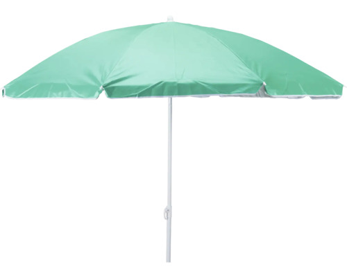 Umbrelă de plajă deschisă cu suport