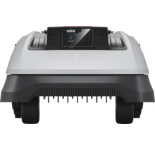 Vedere din spate a robotului de tuns iarba