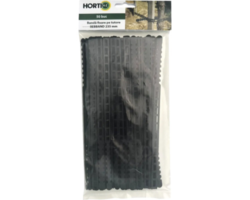 Logo Horti A-Z, pachet cu 50 de bucăți de benzi horticole pentru fixarea plantelor, lungime 235 milimetri