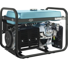 Generator cu rezervor de combustibil albastru și cadru negru