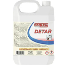 Detartrant pentru instalații Ecotech Chemicals DETAR, bidon alb de 5 kilograme