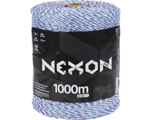 Rolă de sârmă electrică pentru gard Nexon, 1000 metri, 2,0 milimetri