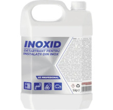 Un bidon de 5 kilograme de detartrant profesional INOXID pentru instalații din inox.