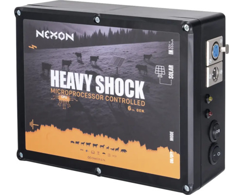 Generator de impulsuri pentru gard electric Nexon, model greu, controlat de microprocesor