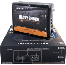 Aparat pentru gard electric Nexon cu conexiune solară și indicator de baterie