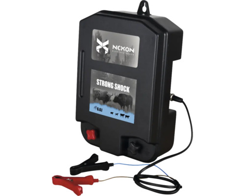Aparat pentru gard electric Nexon cu cabluri de conectare