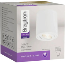 Ambalaj corp de iluminat de plafon Braytron din aluminiu, potrivit pentru becuri GU10