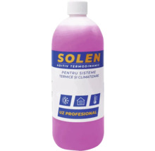 Aditiv termodinamic Solen pentru sisteme termice și de climatizare, uz profesional, în flacon de plastic.