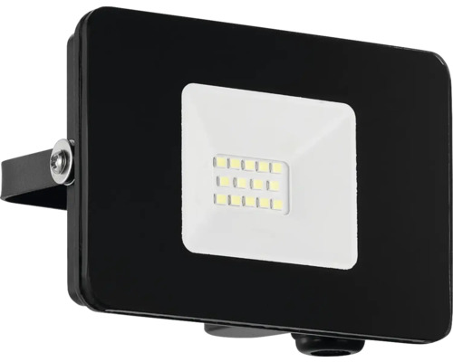 Reflector LED negru de exterior cu montură