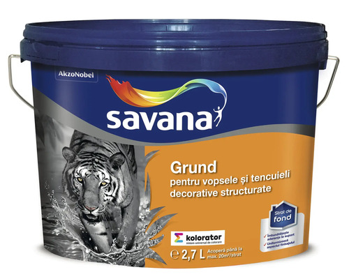 Amorsă Savana pentru vopsele și tencuieli structurate în găleată