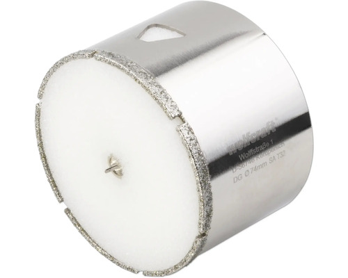 Freza diamantată Wolfcraft cu burghiu de centrare