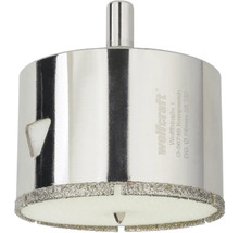 Carotă diamantată Wolfcraft, diametru 74 milimetri