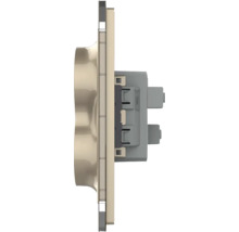 Vizualizare detaliată a unei inserții de comutator pentru instalații electrice