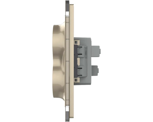 Vizualizare detaliată a unei inserții de comutator pentru instalații electrice