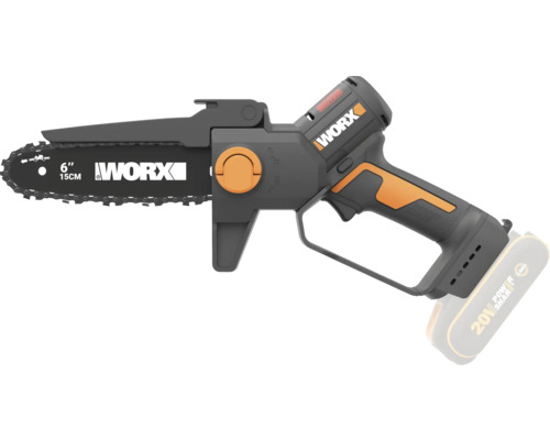 Fierăstrău cu lanț cu acumulator WORX cu lungimea lamei de 15 cm
