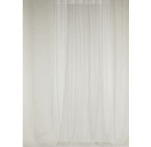 Cortină albă, transparentă.
