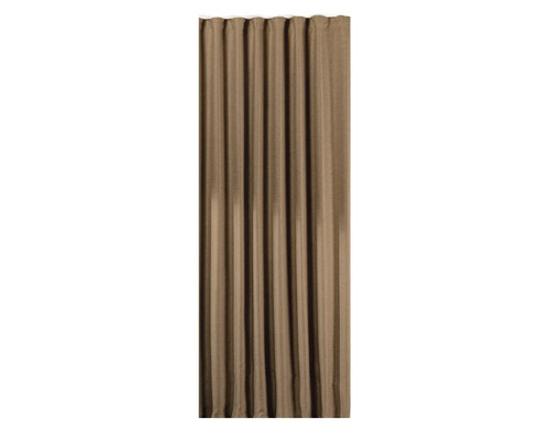 Cortină din material textil cu pliuri