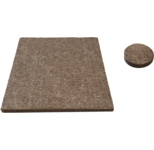 Glisiere de mobilă din pâslă, pătrate și rotunde