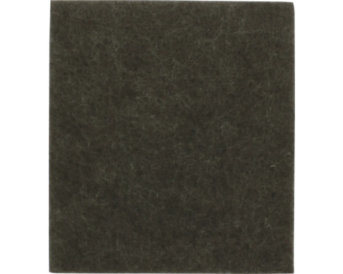 Protecţie pâslă Tarrox 90x100x6mm, maro, autoadezivă Placă de covor textilă pătrată