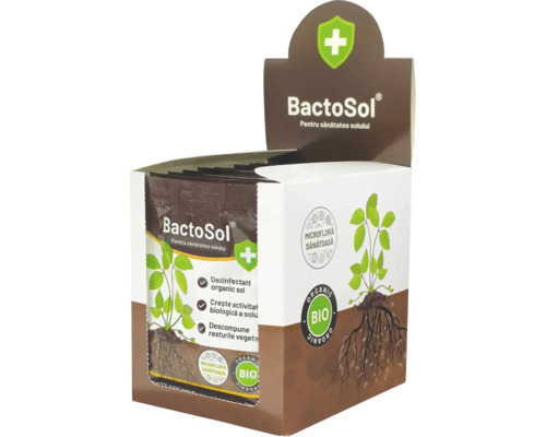 Cutie de prezentare BactoSol pentru îmbunătățirea solului