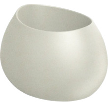 Ghiveci de flori din plastic în formă ovală